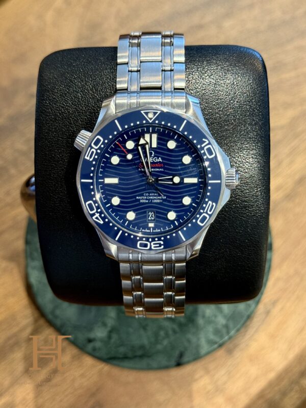 omega seamster blue