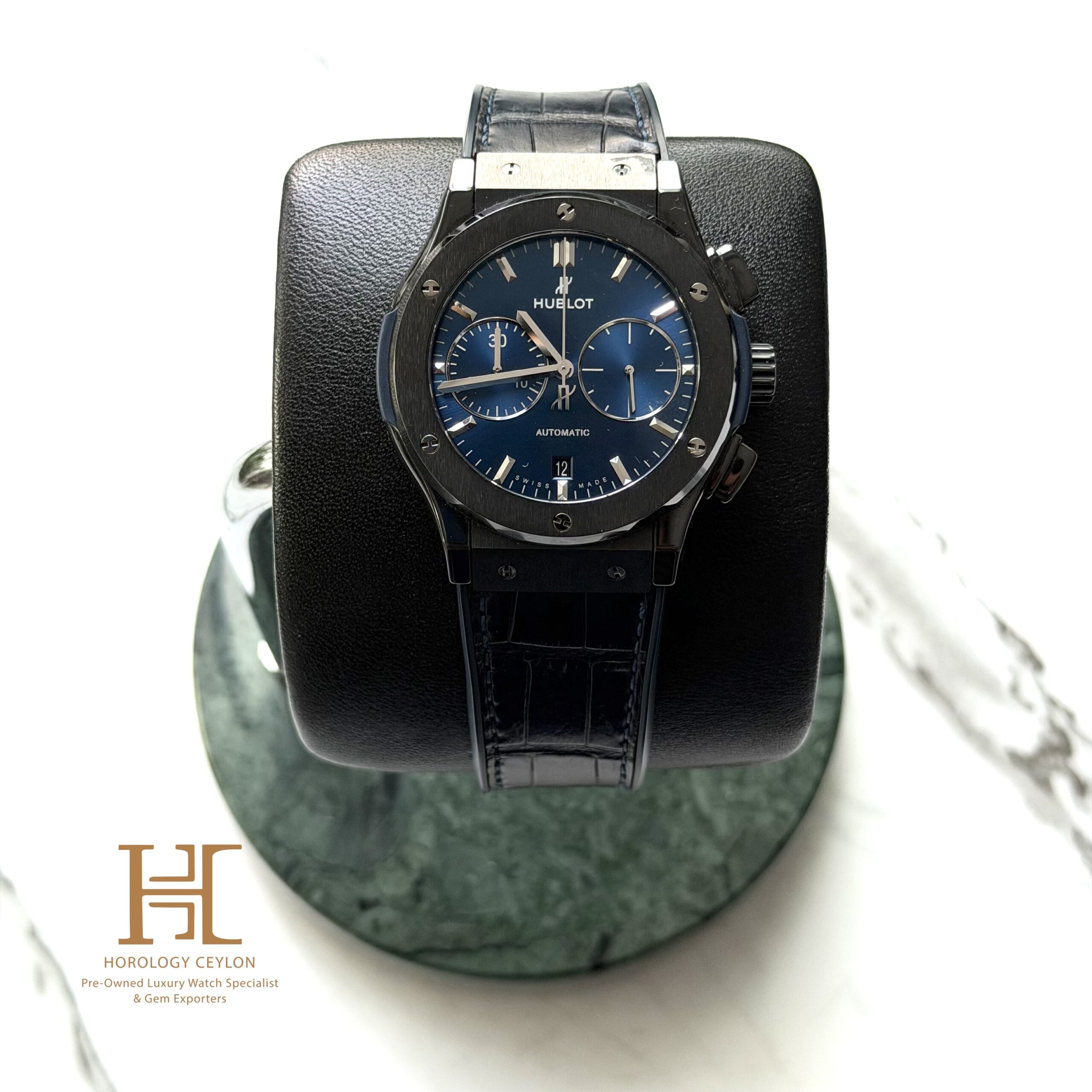 Hublot Classic Fusion Chrono Blue Ceramic 45mm / Year 2018 / 541.CM.7170.LR
